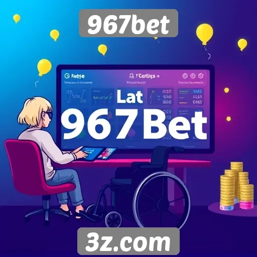 Acessibilidade e interface do site de jogos 967bet